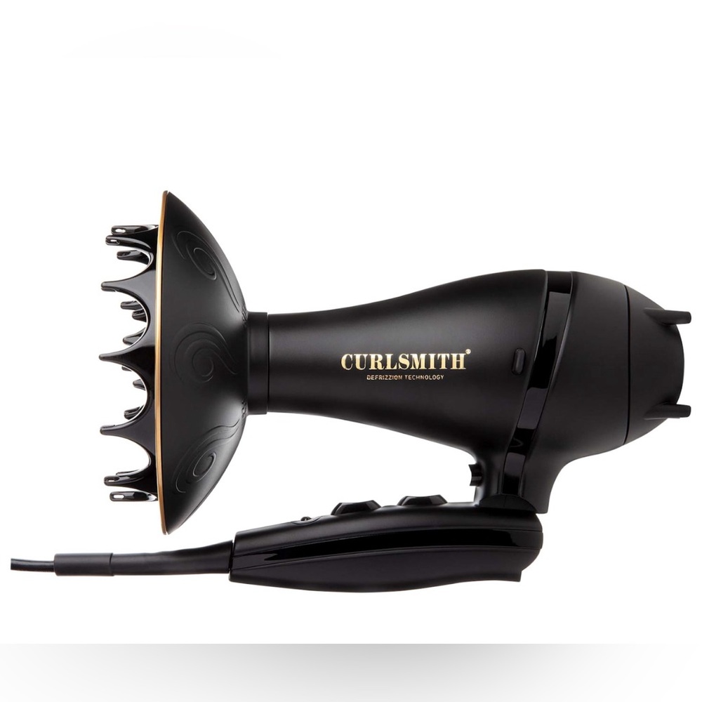 Hair dryer - Travel hair dryer with diffuser DEFRIZZION DRYER - TRAVEL EDITION